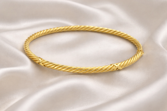 Bracelet Torsadé en Or 18K